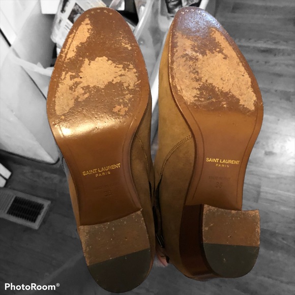 Saint Laurent Blake Jodhpur Bootie Tan New Sigaro - Picture 5 of 7